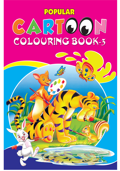 Popular Cartoon Colouring Book-3