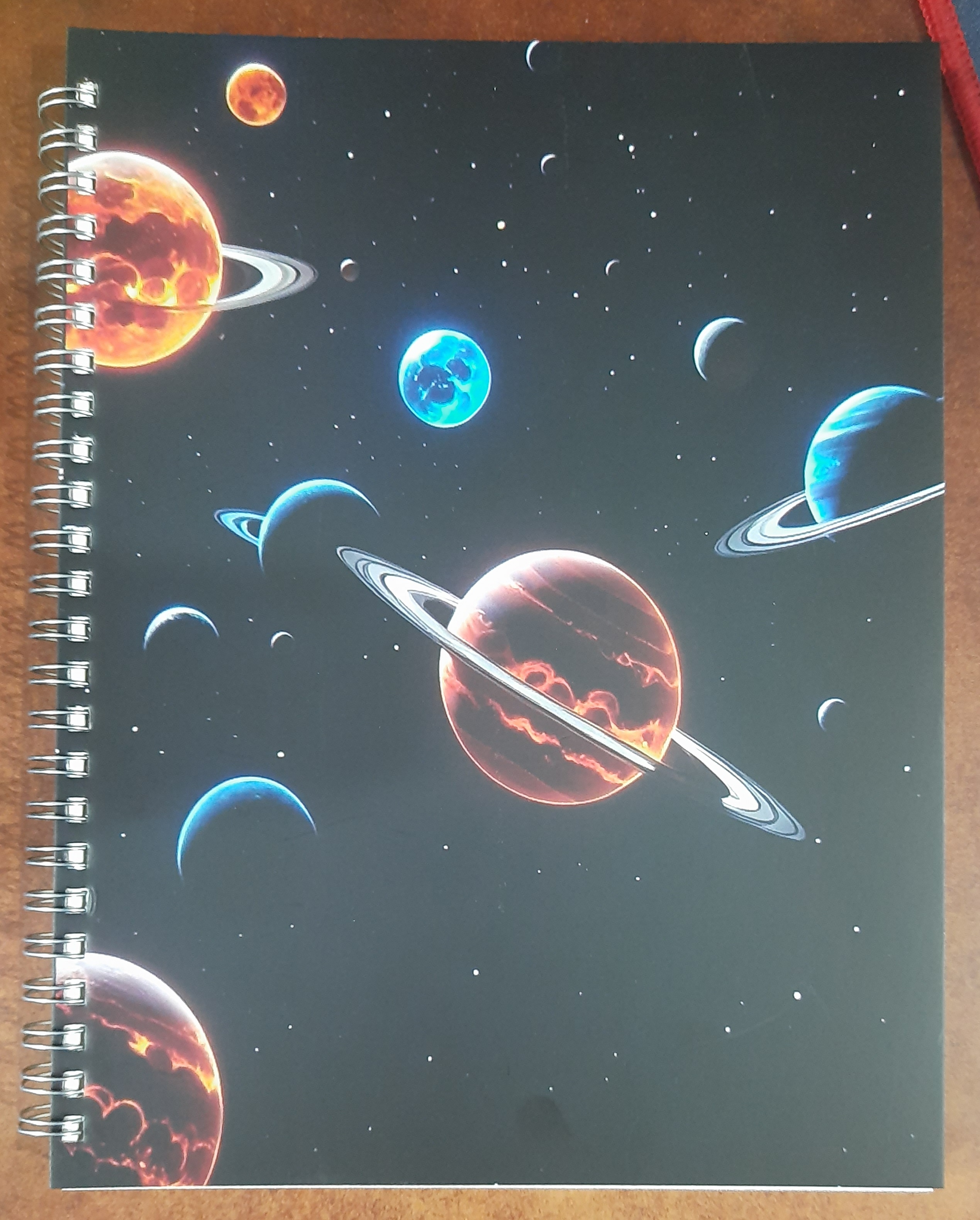 Boi Bichitra Notebook [ 7.4" x 9.8" in] Single Line | 200 Pages (Medium) Spiral