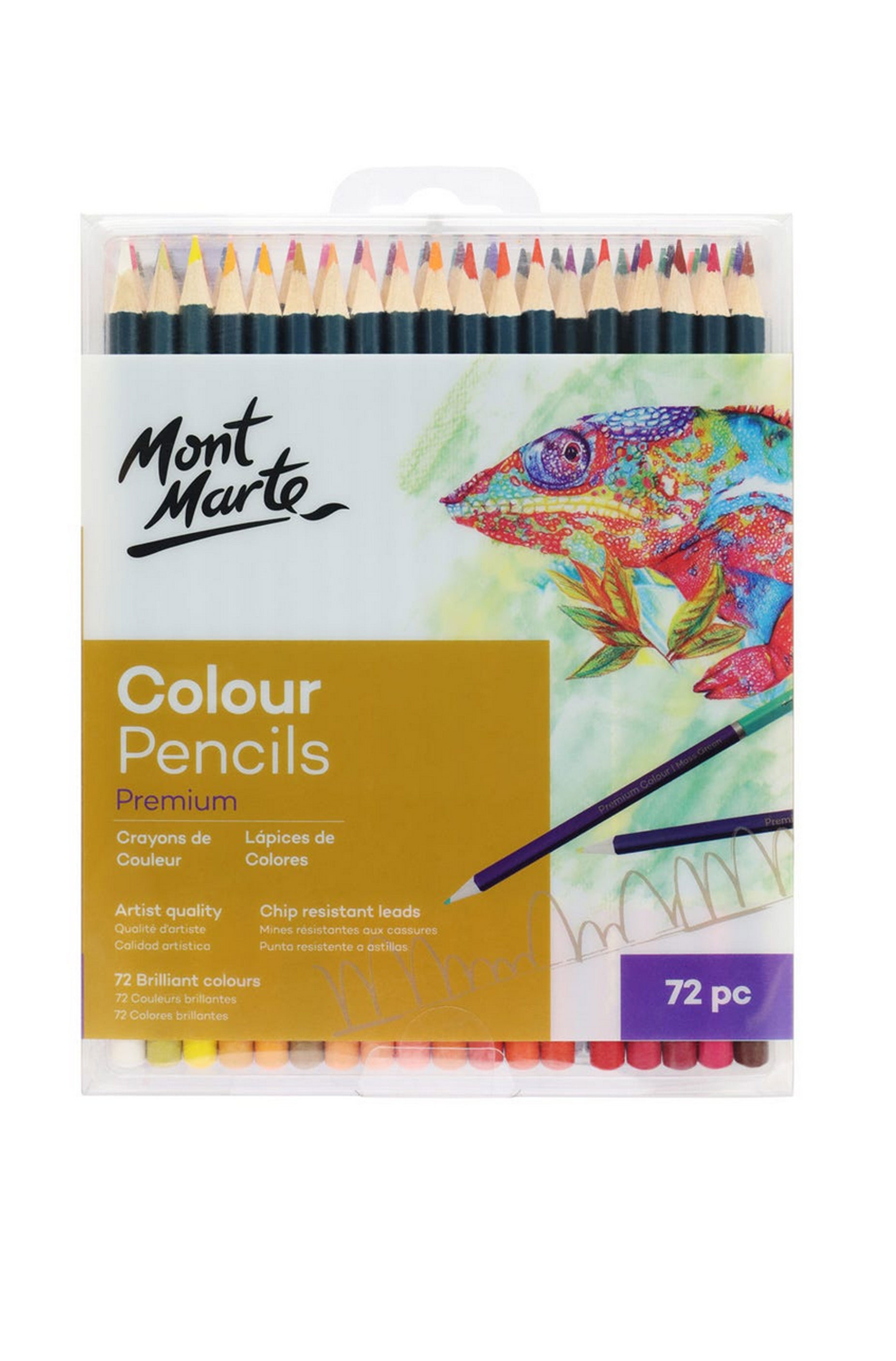 Mont Marte Colour Pencils Premium 72pc