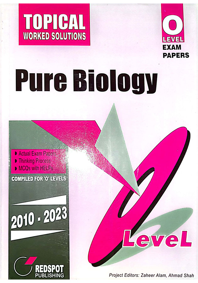 Cambridge O level Pure Biology Question Paper Redspot Topical