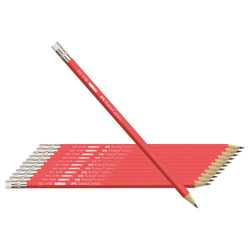 Faber Castell Red Matt 2B Pencil