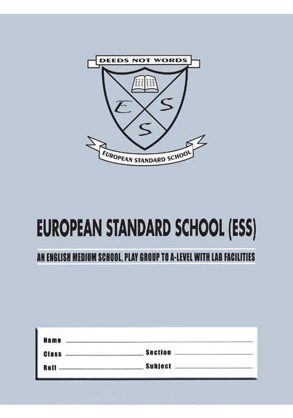 ESS Single Lined (Ash) Copy| 150 Pages