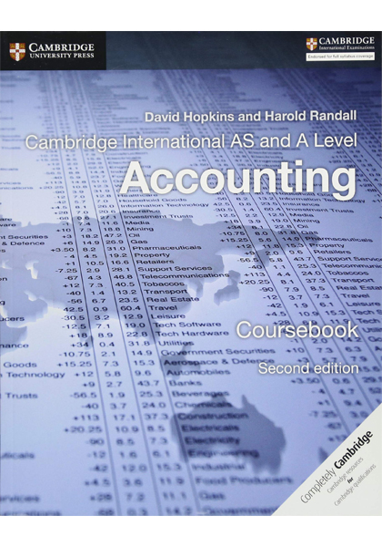 Cambridge International AS and A Level Accounting Coursebook (Second Edition)-Colour