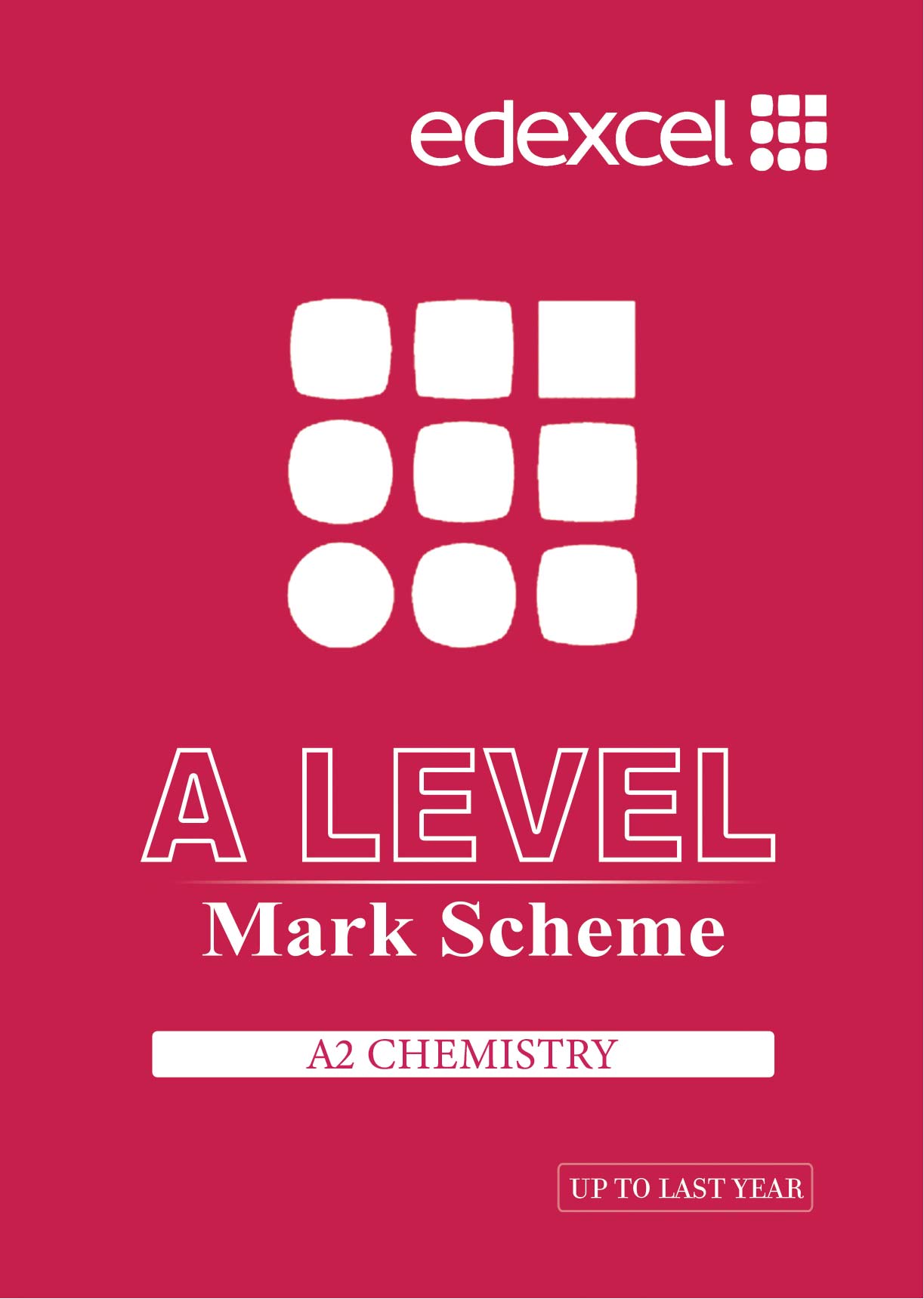 Edexcel International A Level A2 Chemistry Mark Scheme
