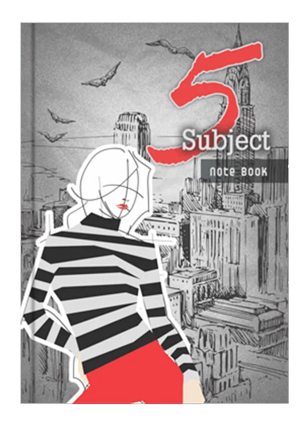 5 Subject note Book Original Hardcover Big Notebook
